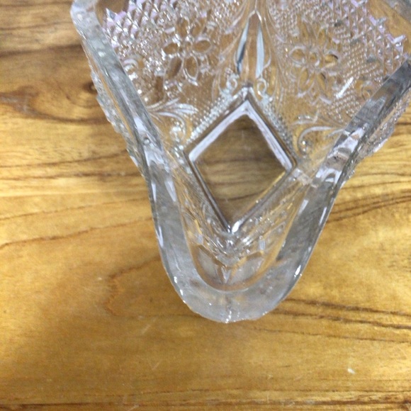 Vintage Indiana Glass Clear Open Sugar Bowl and Creamer Set - Picture 7 of 7